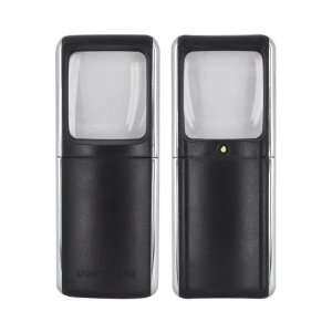   Pocket Magnifier (3X) w LED Light GP 01 01 23: Office Products