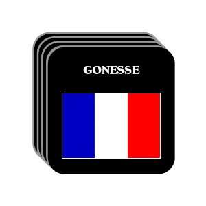 France   GONESSE Set of 4 Mini Mousepad Coasters