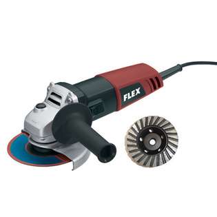 Flex L3709 Angle Grinder with Diamond Cup Wheel 