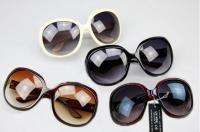 New Womens Vintage Big Sunglasses With Case 4 Color  