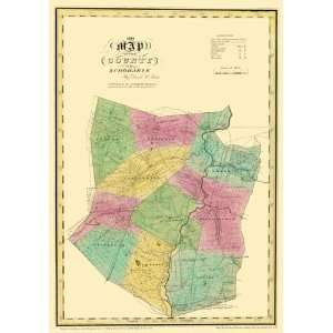  SCHOHARIE COUNTY NEW YORK (NY) LANDOWNER MAP 1829: Home 