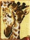 giraffe family latch hook kit rug making kit from vervaco 18 x 24 rug 