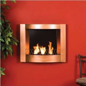  Bundle 39 Curved Contemporary Wall Mounted Fireplace in 