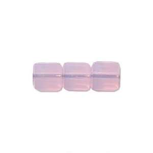  3 Rose Water Opal Cube Swarovski Crystal Beads 5601 8mm 