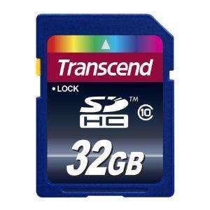 Transcend SDHC Memory Class 10 32GB 32G 32 G GB SD HC  