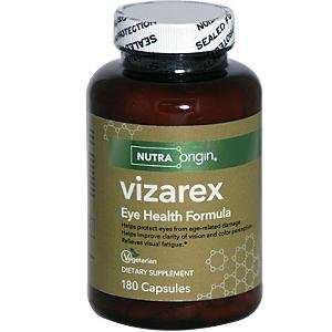  NUTRAORIGIN Vizarex Eye Health Supplement 180 Capsules 