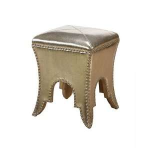  Malaga Gold Ottoman Furniture & Decor