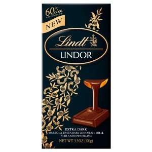 Lindor Filled Extra Dark Chocolate Bar  Grocery & Gourmet 