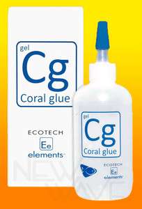 CORAL GLUE 75ML by ECOTECH MARINE For LIVE CORAL REEF FRAG PROPAGATION 