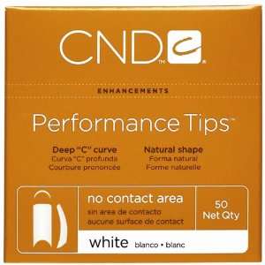  CND Performance Nail Tip #10 White 50 pk. Health 