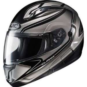 HJC CL Max II Zader Black Silver Modular Helmet  Sports 