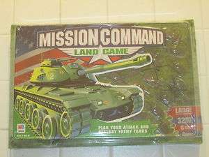 Milton Bradley MISSION COMMAND LAND Military Army Tank GAME~Ages 8 