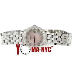   Gucci 5500 L Diamond Mother of Pearl Dail Stainless Steel Watch  