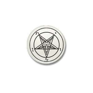  Sigil of Baphomet Buttons Baphomet Mini Button by 