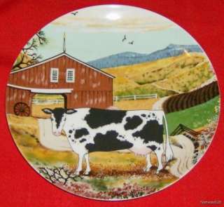 Artmark Chicago Collectible Decorative Cow Plate  