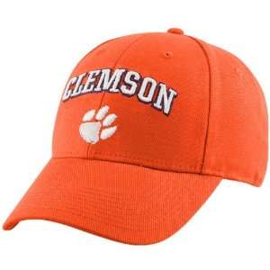 Clemson Tigers Orange Classic Logo Flex Fit Hat:  Sports 