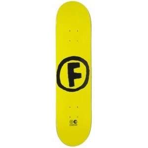  Foundation Skateboards Doodle F Yellow/Black Deck Sports 