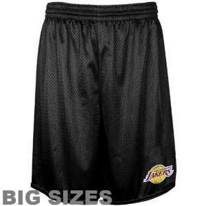   Los Angeles Lakers Black Big Sizes NBA Mesh Shorts