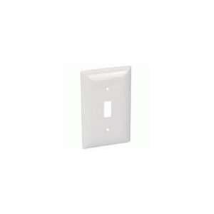   Thermoplastic Toggle Switch Panel Wall Plate, White: Everything Else