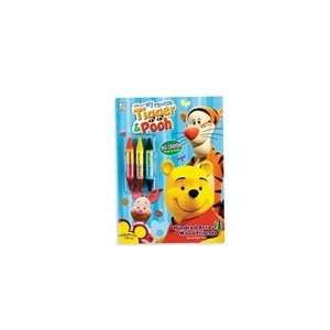  Tigger & Pooh Big Crayon Book (1 count) Toys & Games
