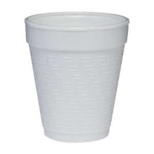   Drink Cup, 8 oz., Hot/Cold, White w/Embossed Greek Key Design, 25/Bag
