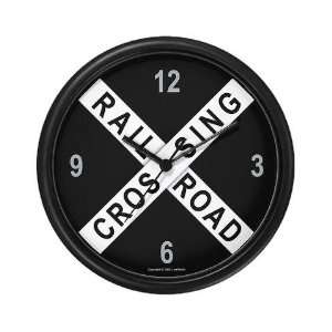   Crossing Clock Vintage Wall Clock by CafePress: Home & Kitchen