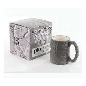 Silver DUCT TAPE Mug Coffee Cup, Mr. Fix It DIY Man Gift  