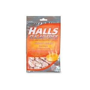  Halls Cough Drops Sugar Free Suppressant Drops, C 