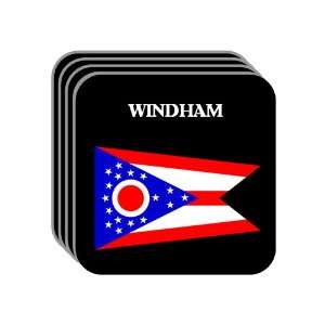  US State Flag   WINDHAM, Ohio (OH) Set of 4 Mini Mousepad 