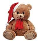 DDI 22 Sitting Light Brown Christmas Bear(Pack of 3)