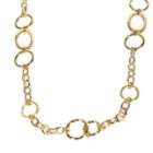 Polished Goldtone Link Necklace