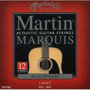  C.F. Martin Acoustic Marquis 80/20 Bronze Wound 12 String 