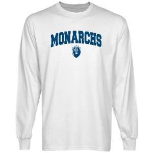  NCAA Old Dominion Monarchs White Logo Arch Long Sleeve T 