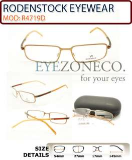 EyezoneCo RODENSTOCK Full Rim Metal Eyeglass R4719D BRN  