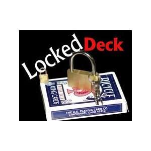  Locked Deck Bicycle Cards Magic Trick Vanishing Appear 