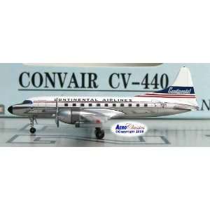  Aeroclassics Continental Airlines CV 440 Model Airplane 