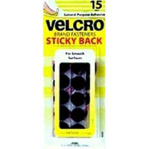  Velcro Dots 5/8 Black (16 Count) (6 Pack): Home & Kitchen