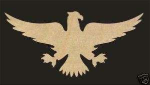 Eagle Plaque Sign 12 Natural Craft Wood Cutout #487 12  