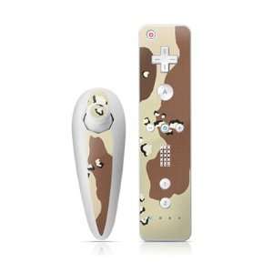 Desert Camo Design Nintendo Wii Nunchuk + Remote Controller Protector 