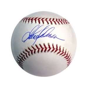  Garret Anderson Autographed Baseball
