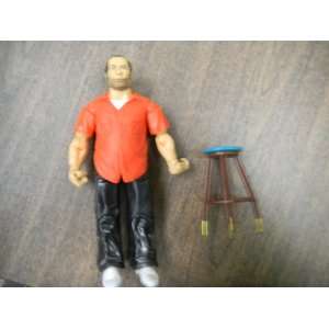 Rocky Movie Action Figures by Jakks Pacific Paulie with Stool