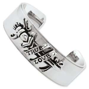  Ed Hardy True Love Dagger Bracelet/Stainless Steel 