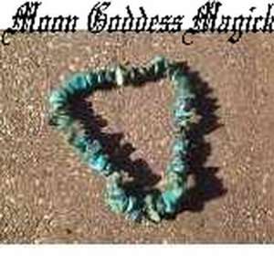    African Turquoise Bead Chip~GeMsToNe~Bracelet~6 7 