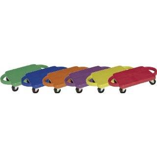 Champion Sports Multi Colored Standard Scooter Board with Handles (Set 