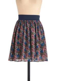 Unfold Stories Skirt  Mod Retro Vintage Skirts  ModCloth