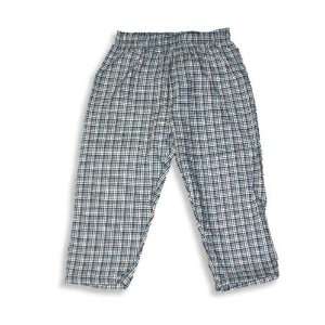     Toddler Boys Plaid Flannel Pants, Teal (Size 4T) 