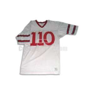 White No. 110 Team Issued Cornell Football Jersey:  Sports 