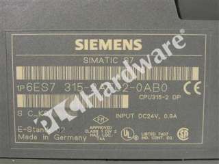 Siemens 6ES7315 2AF02 0AB0 6ES7 315 2AF02 0AB0 SIMATIC S7 300 CPU 315 