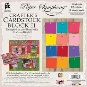  Paper Symphony Crafters Block II Cardstock Office 