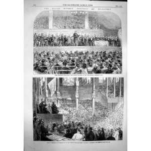  1863 LORD BOURGHAM FREE CHURCH ASSEMBLY WORKING MEN